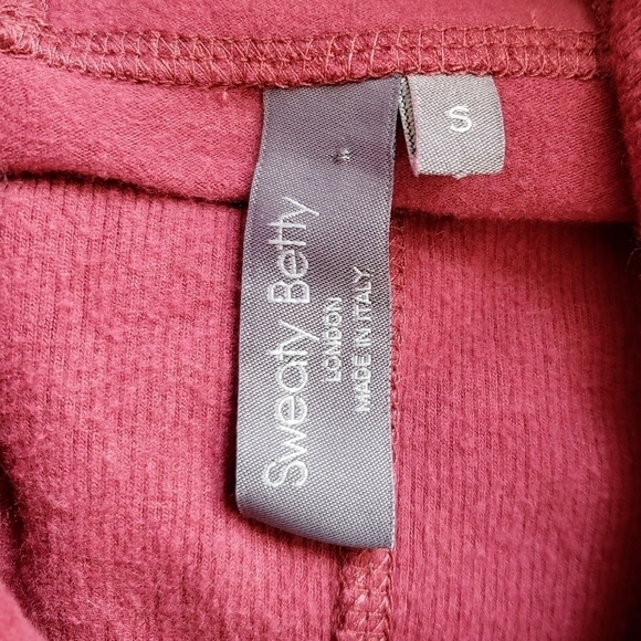 Sweaty Betty Fleece Luxe Invigorate Hoodie Funnel Neck Size Small - Picture 16 of 16